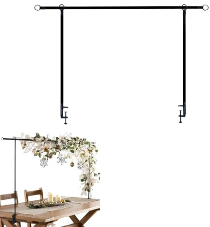 Supporto Palloncini da Tavolo,Arco Decorativo In Metallo da 250 x 100 cm con Palloncini Regolabile e Multiuso, Adatto per Compleanni e Natale