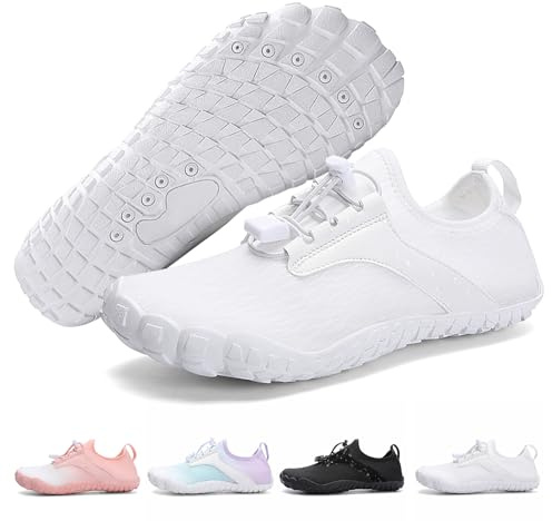 Hike Barefoot Water Shoes Women Men, 2026 Newly Water-Drops Pattern Pro Minimalist Shoe Quick Dry Wide Toe Breathable & Non-Slip for Hiking Beach Aqua Surf Swim
