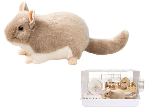 Chinchilla Leksaker Lugnande Plysch Komfortleksaker | Tillbehör för Hamsterbur för Igelkottar, Sockergliders, , , Gömma, Nästen, Inomhuslek, Resor,
