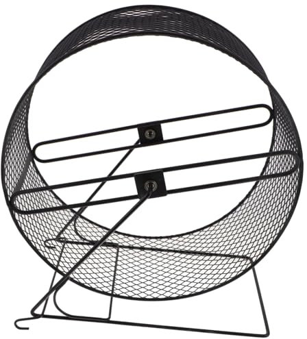 Angoily Hamsterlaufwheel Spielzeug Leise Eisen-Hamster-übungsspielzeug Rattenrad Igel-laufrad Für Kleintier Trainieren