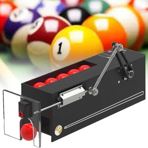 Automatische Snookerball-Trainingsmaschine, 600 Stück/H Billardball-übungsmaschine, 5-Punkte-Shooter-Spender, Automatischer Billardball-Server, Zeichnet in Echtzeit Auf, Für Das Billardtraining