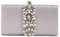 MICHELLE MOON Handtasche Damen Klein Elegant mit Glitzer | Abendtasche Flieder | Clutch Flieder für Hochzeit, Party und besondere Anlässe | Handtasche Damen Flieder mit abnehmbarer Schulterkette