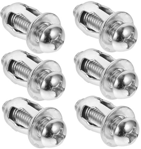 Milisten 10sets Ancoraggio Per Pareti Cave Di Metallici Cavi Di Fissaggio Per Cavità Inserti a Forma Di Con Vite Di Espansione Di Sollevamento Ancoraggio Per Porte Cave Scanalati