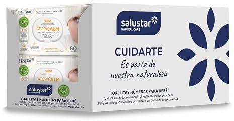 Toallitas húmedas Salutar Atopicalm para bebé, especial pieles sensibles con tendencia atópica.