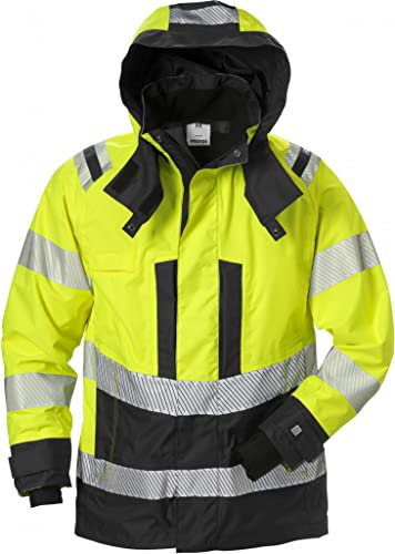 Fristads Hi Vis Airtech® Shell Jacke Damen Klasse 3 4518 Gtt - Größe XS - Warnschutz gelb/schwarz