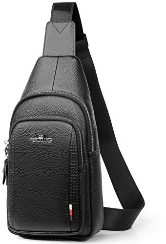 FSD.WG Sac à dos à bandoulière pour homme, sac de poitrine, sac à bandoulière, sac de voyage, sac à main pour homme résistant à l'eau