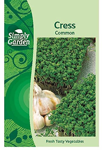 Simply Garden Cress Common Fresh Herb Seeds Sprouting Grow Your Own Garden Sow All Year Round