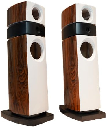 Generic Craftsmen Customized One Pair 8 Inch Three-Way Birch Plywood Gloss Empty Cabinet Box DIY HiFi Waist Drum Radian Skara Speaker Acoustic Design