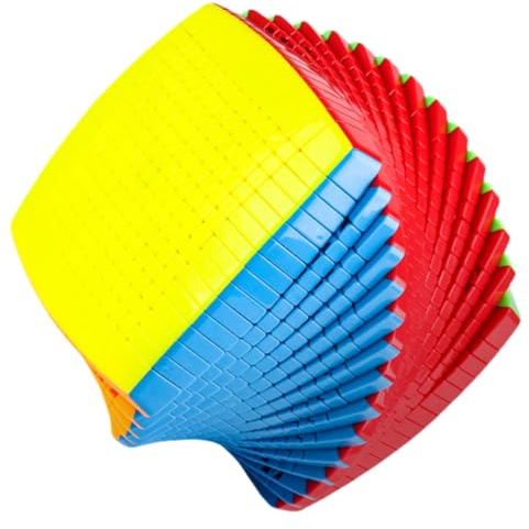 Bukefuno MoYu Meilong - Cubo magico 15x15, cubo puzzle adesivo gratuito, 15x15x15, giocattoli per cubing da classe