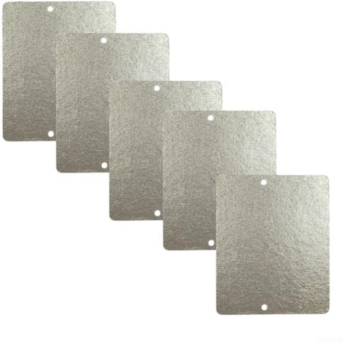 Eawfgtuw Piastre in mica per forno a microonde, confezione da 5 pezzi, WB34X21271, copertura per guida d'onda, ricambio per AP5791399 3026729 PS8754952, pellicola isolante termica, 104 x 85 mm, parti