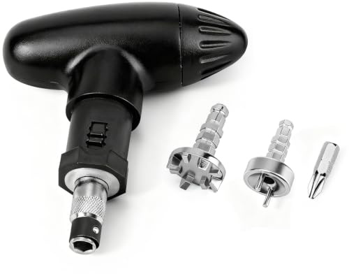 Golf Spike Removal Tool, Durable Golf Shoe Spike Tool with Ratchet Action | Universal Shoe Spikes Tool Set with Metal Putting Putter for Easy Cleat Replacement and Adjustment Tool