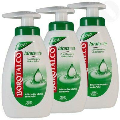 3x Roberts Borotalco Handseife Flüssigseife Moisturizing 250ml Handwaschmittel