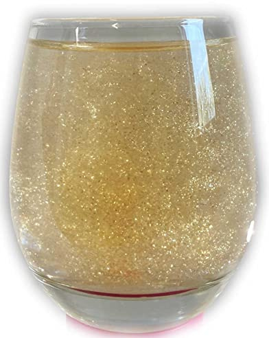 Scrumptious Sprinkles - Shimmer Magic - Gold Sparkle - 10g. Magical shimmer with suspended gold sparkle. Sprinkle & stir into Prosecco, cocktails & soft drinks. Approx. 100 servings. (Gold Sparkle)