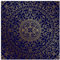 Tischsets für Esstisch, waschbare Tischsets 4er Set,Ethnische orientalische Blaue Goldhippie Mandala