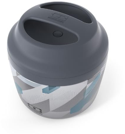 monbento - Bento Lunch Box Isotherme MB Element graphic Dimensions - Lunch Box Isotherme qui Garde les Repas Chauds/Froids - Boite Repas Idéale pour Travail/Outdoor - Sans BPA - Motif Géométrique