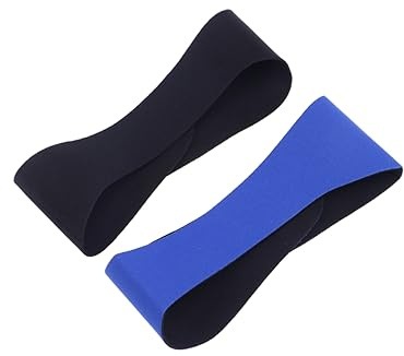 BESPORTBLE 2pezzi Fascia Da Nuoto Regolabile Per Ragazzo Ragazza e Adulti Fascia Da Sub Per Protezione Delle Orecchie Realizzata in Materiale Resistente e Duraturo Adatta Per Yoga Immersioni