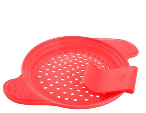 Muxel Spätzlewunder - Tavola/setaccio per gnocchetti/spätzle con raschietto Rot