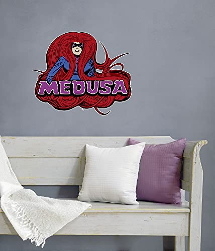 Marvel Wandtattoo von Komar - Medusa Comic Classic - 50 x 70 cm (Breite x Höhe) - 1 Teile - Deco-Sticker, Wandaufkleber, Wandsticker, Wanddeko, Kinderzimmer - 14081h