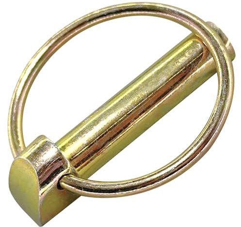 Lot de 8 goupilles à ressort Lynch robustes pour tracteurs, camions, tondeuses à gazon (11 mm)