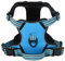 vidaXL Hundegeschirr, Brustgeschirr mit Leine Halsband, Sicherheitsgeschirr Reflektierend Verstellbar, Haustiergeschirr, Blau M Polyester