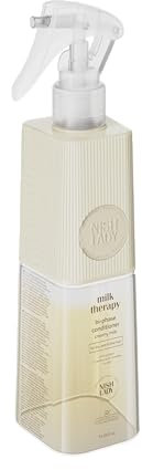 Nishlady Milk Therapy Bi-Phase Hair Conditioner Spray 386 ml – Latte cremoso, Leave-In Spray Balsamo per capelli secchi e fragili