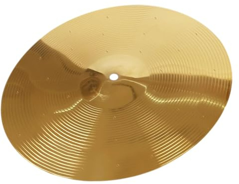 VICASKY Schlagzeugbecken aus Metall Crashbecken für Schlagzeuge Splashbecken mit Geringer Lautstärke Ersatzbecken für Musikinstrumente Formstabil und Langlebig