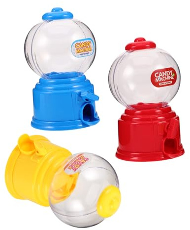 Zerodeko 3 Pezzi Mini Distributore Caramelle per Contenitore Snack Portatile Dispenser Dolci da per Feste e Matrimoni Design Compatto e Resistente