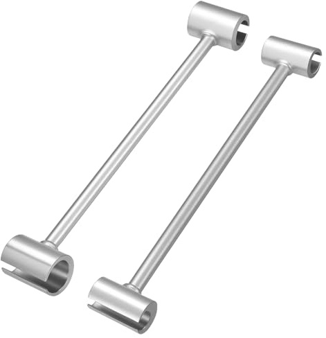 2 Piezas Herramienta de Ajuste de Bisagras, Ajustador de Puertas, Enderezador de Bisagras de Acero Galvanizado, Llave de Ajuste de Espacio de Bisagra, Herramienta de Bisagra Regulable para Puertas