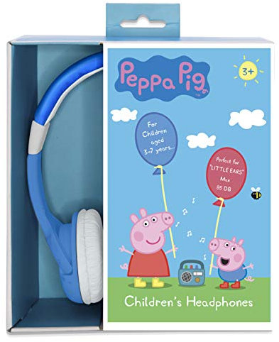 OTL Technologies - Peppa Pig George Rock - Auriculares con Cable para niños, Azul