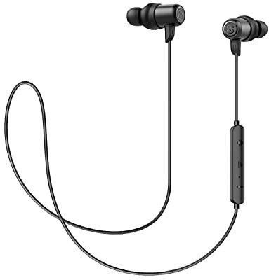 SoundPEATS Value Auriculares Inalambricos Cascos Inalambricos Deportivos con Micrófono Auriculares Bluetooth 5.0 con Cable Magnéticos IPX6 Manos Libres Hi-Fi Sonido hasta 7h