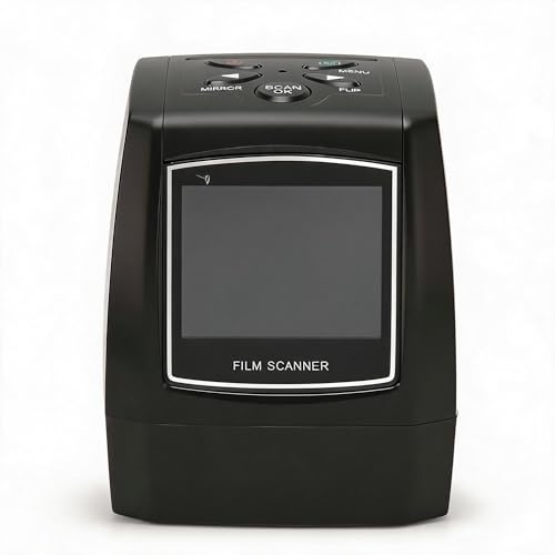 Mini Digital Film Slide Scanner, 5 MP Film Scanner med 2,36 Tum LCD-skärm, 35 Mm 135 Mm Slide och Negative Scanner för Gamla Diabilder Till JPG