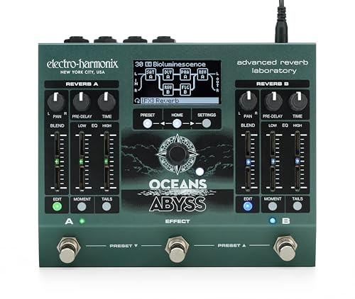 Electro-Harmonix Oceans Abyss Advanced Reverb Laboratory