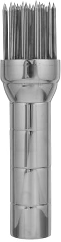 Healifty Stainless Steel Meat Tenderizer Tool 21 Sharp Needles Meat Mallet Pounder For Tenderizing Steak Beef Chicken Pork Barbecue Marinating