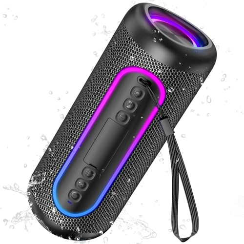 UOHHBOE Cassa Bluetooth Portatile 30W IPX5 Impermeabile Supporta Schede TF