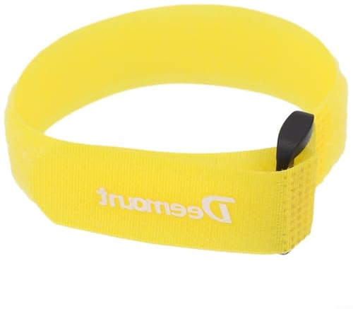 Posheliox Cycling Luggage Securing Strap, Nylon Cable Ties For Bike, Multi Colour Straps For Cycling, Bicycle Frame Binding Belt(Yellow)