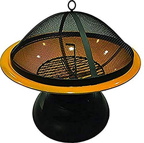 Harbor Gardens LF273AORG Vesta Orange Enameled Fire Bowl/Pit, Powder Coated Steel
