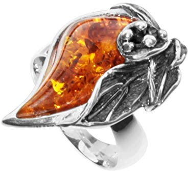 Ring - Jana - Silber 925/000 mit Bernstein