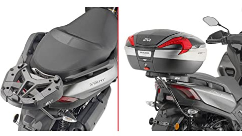 Support de caisse supérieure GIVI pour valises MONOKEY® ou MONOLOCK® pour différents modèles Yamaha (voir description)