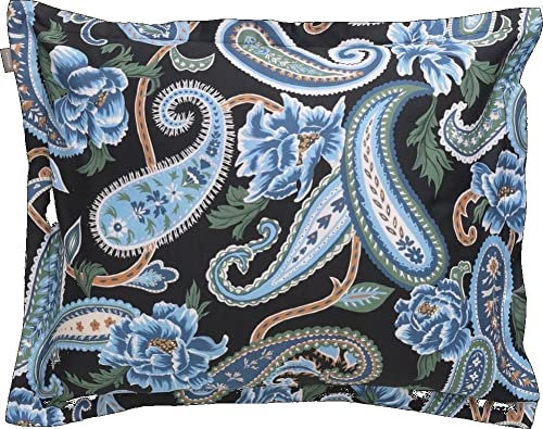 GANT Painted Paisley Pillowcase Evening Blue 80X80