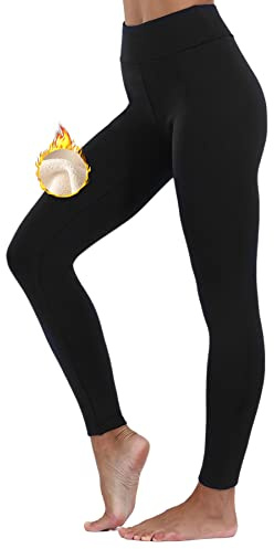 Merlvida Leggins Invernali Donna Foderati in Pile Ispessito Leggins Felpati Collant Caldo Leggings Termici Vita Alta Opachi Pantaloni Calzamaglia Termica Invernale Felpata Pantacollant Elasticizzati