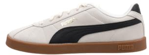 Puma Puma Club II, Unisex Sneaker, Alpine Snow-Puma Black-Puma Gold,