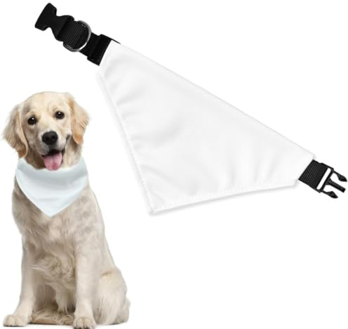 Bandana pour chien, foulard pour chien, écharpe triangulaire pour animaux de compagnie, bandana réglable pour animaux de compagnie, pour grands chiens et chats et grands chiens, chats, taille XL