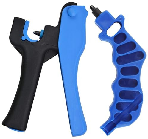 Rolcoassuns Juego de 2 Herramientas para Perforar Tubos de Riego por Goteo, 2 en 1, para Facilitar la Inserción de Accesorios y Emisores de 1/4 y Tuberías de PE de 16/20 mm
