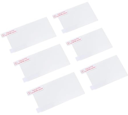 Dpofirs 3 Set LCD-Skärmskydd för 3DS-spelkonsol Skärmskydd i Härdat Glas Anti-Anti-skrapa för Spelentusiaster
