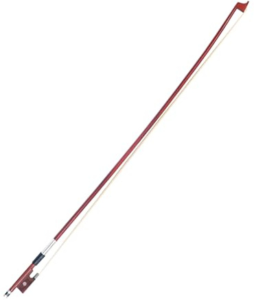 DIGERVY Professional 4/4 Full Size Violin Bow - Redwood Stick with Natural Horsehair and Natural Wood Finish for Student and Adults