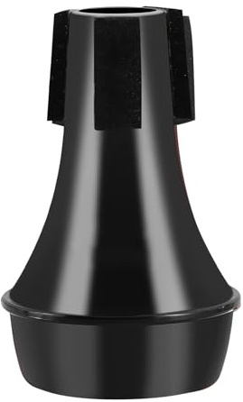 Yechiry Trompetendämpfer, Übungsdämpfer-Schalldämpfer mit Hochdichtem Schwamm, Ideal für Anfänger Beim Täglichen Üben (BLACK)