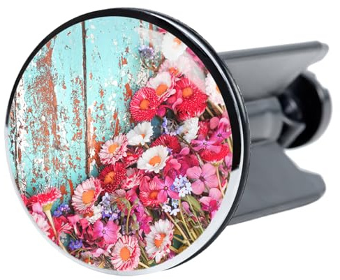 Sanilo Waschbeckenstöpsel Spring, schöner Stöpsel für das Waschbecken, universal mit Motiv
