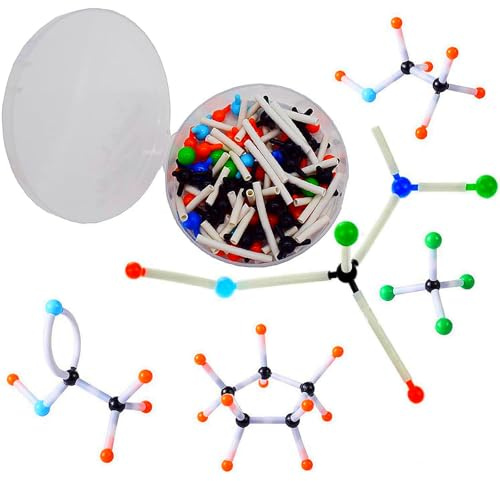 mengger moléculaire Modèle Kit 96pcs biochimie Chimie Organique et inorganique Set de modélisation Scientifique Atom Liens l'enseignement Chimie d'apprentissage moléculaire modèles