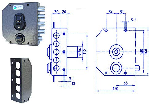 Mottura 49346 - Cerradura