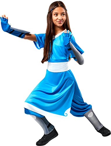 Rubies Costume officiel Avatar Le Dernier maître de l'air Korra Katara pour enfant Taille 11-13 ans